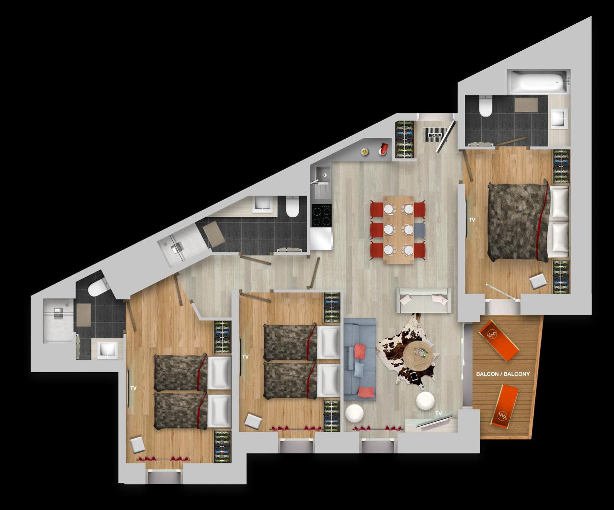 Montana Lodge Val Thorens Zewnętrze zdjęcie